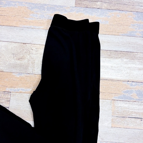 GUESS Black High-Rise Leggings with Sheer Mesh Side Panels | Medium - Picture 8 of 9